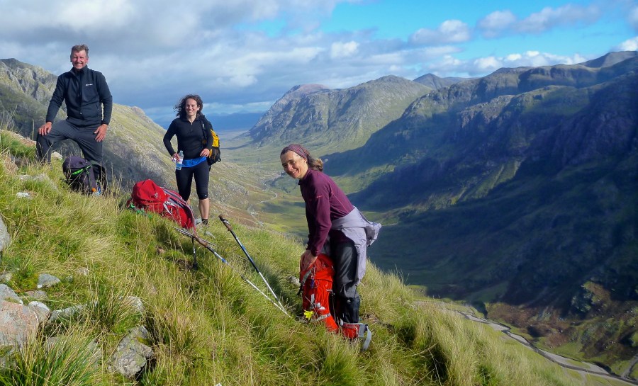 hiking preparation - Make sure you pack for emergencies. Photo courtesy of Glenmore Lodge.