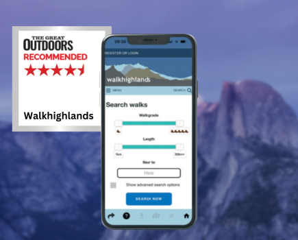 The Walkhighlands app is essential for route inspiration whether you have been walking in Scotland for decades or just starting out, says James Roddie.