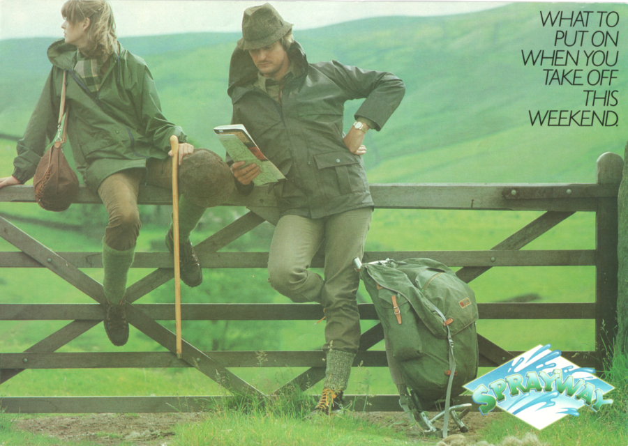 Mountain Style retro outdoor clothing - Sprayway catalogue early 1980s