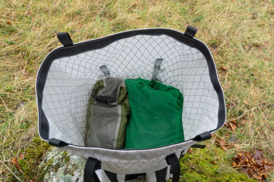 A roll top gives easy fast access. Credit: Chris Townsend