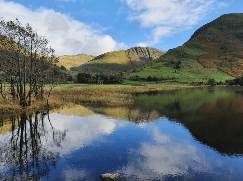 From Brotherswater, the way lies up into the High Street fells