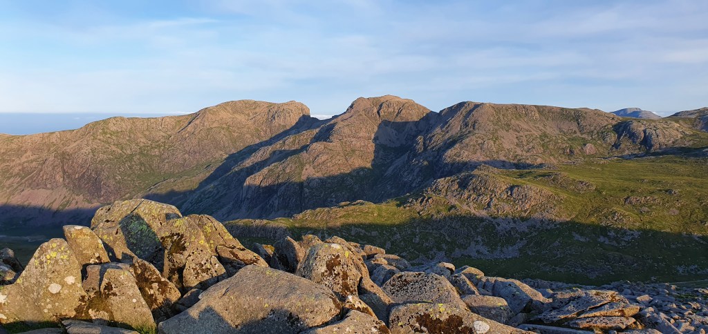 The Scafells from Bowfell. Credit: Norman Hadley