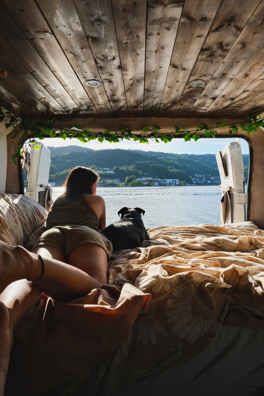 Enjoying van life in Norway