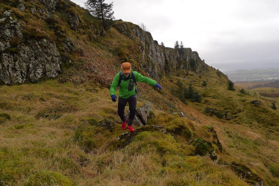 The INOV8s on test. Credit: Peter Macfarlane