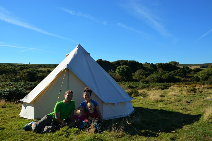 Jen and Sim's youngest child spent most of his first year under canvas