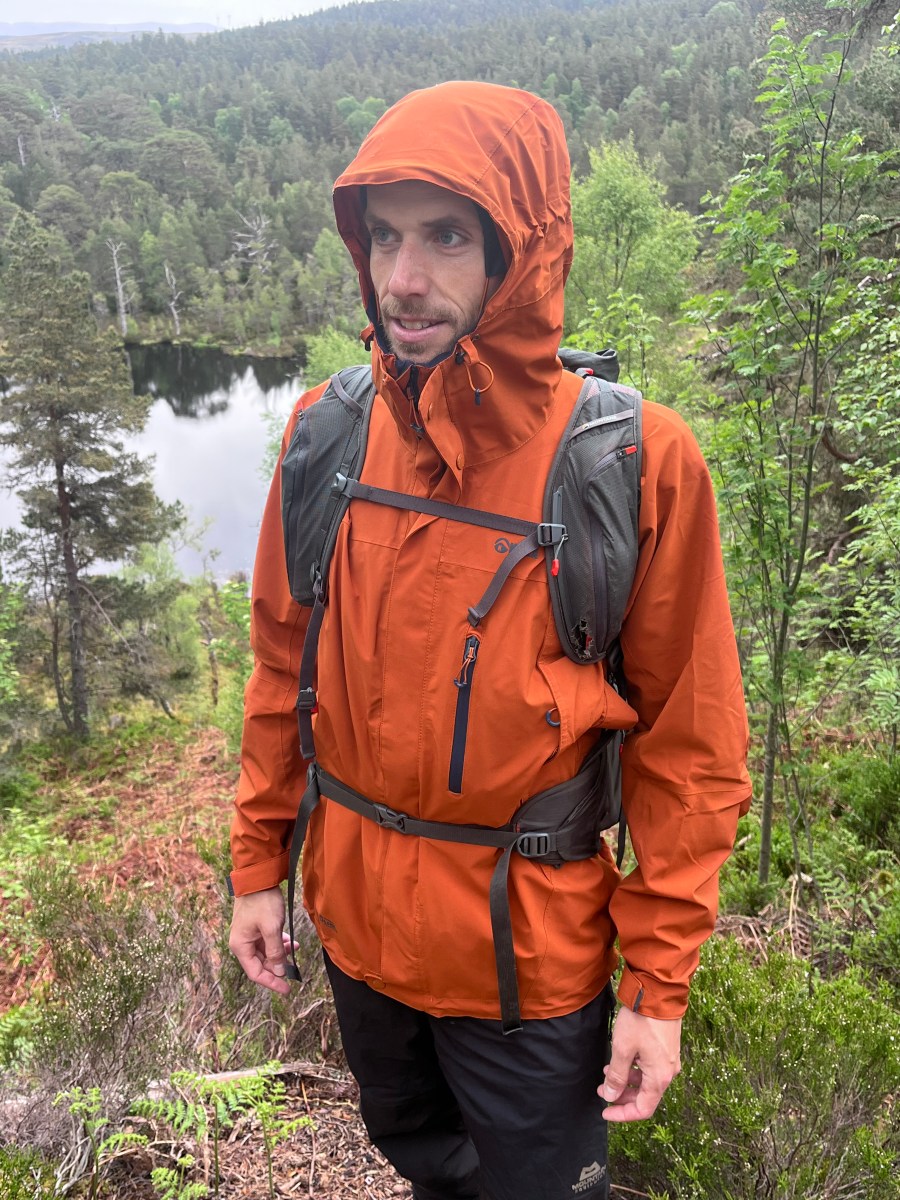 best waterproof jackets - The Keela Prosport in use. Credit: James Roddie
