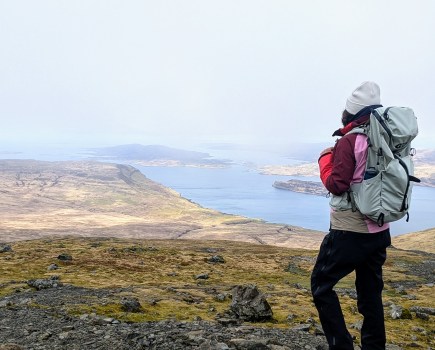 Looking out at Ulva from Ben More on Mull