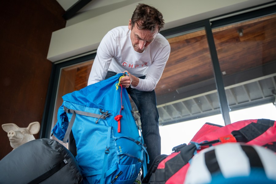 Packing for Everest. Credit: @daniel_james_media