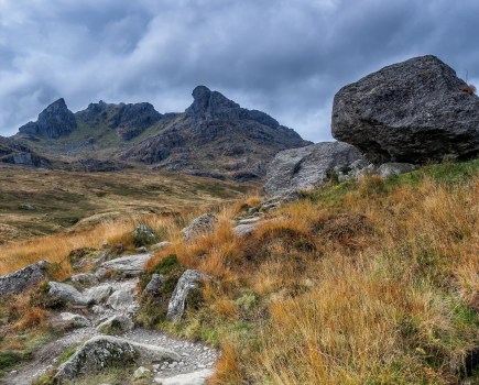 Passing The Cobbler on route to Ben Ime: Credit: Pete Stuart / Shutterstock