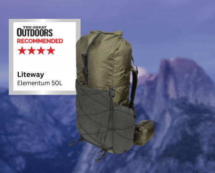 For anyone wanting to keep their backpacking load as light as possible, the Liteway Elementum 50L is a great choice says Chris Townsend.