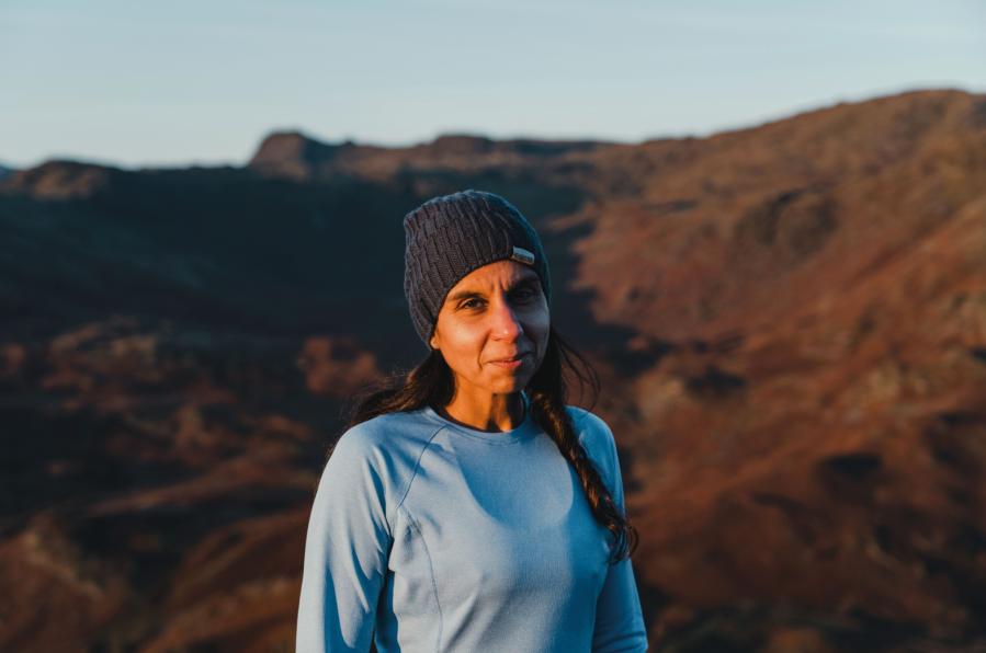 mountain women - Renee moved to the Lake District to indulge her love of trail running. Credit: Matt Green