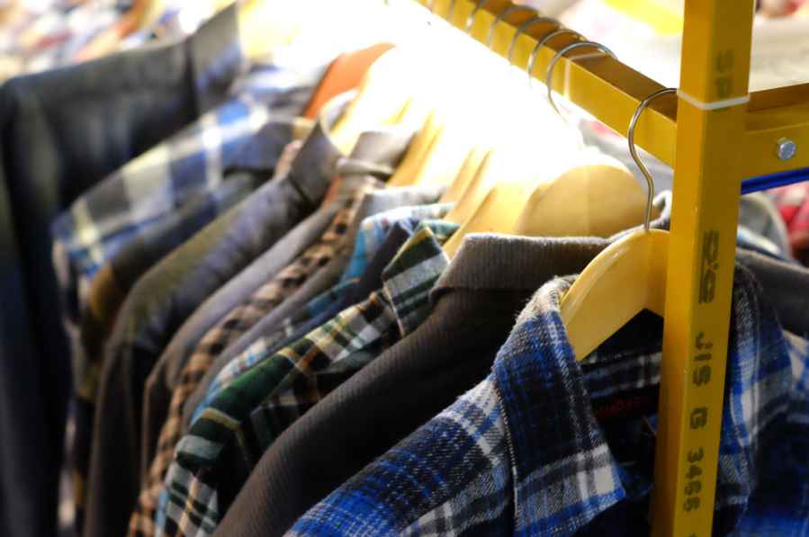 Rootling through charity shop racks can often unearth gear bargains_credit Murdi_pxl Shutterstock