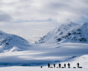 14.Approaching Harriet Glacier. Watch out for crevasses near the glacier’s edge