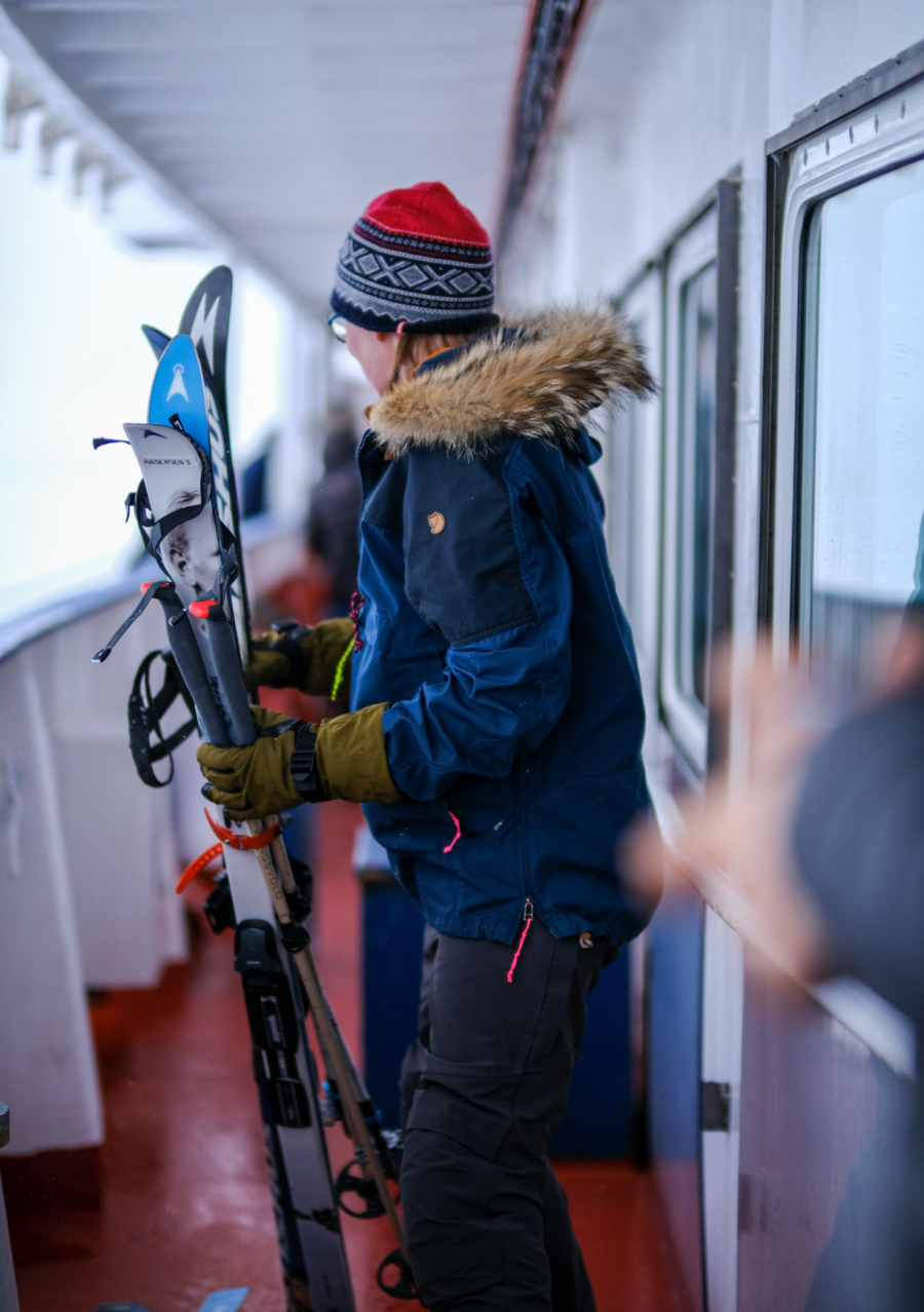 2.Jen McKeown ensures no equipment is forgotten on board.jpg