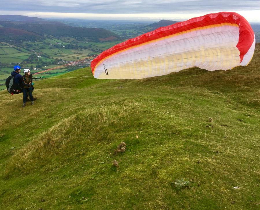 Since relocating to Wales, Alison has been able to indulge her passion for paragliding