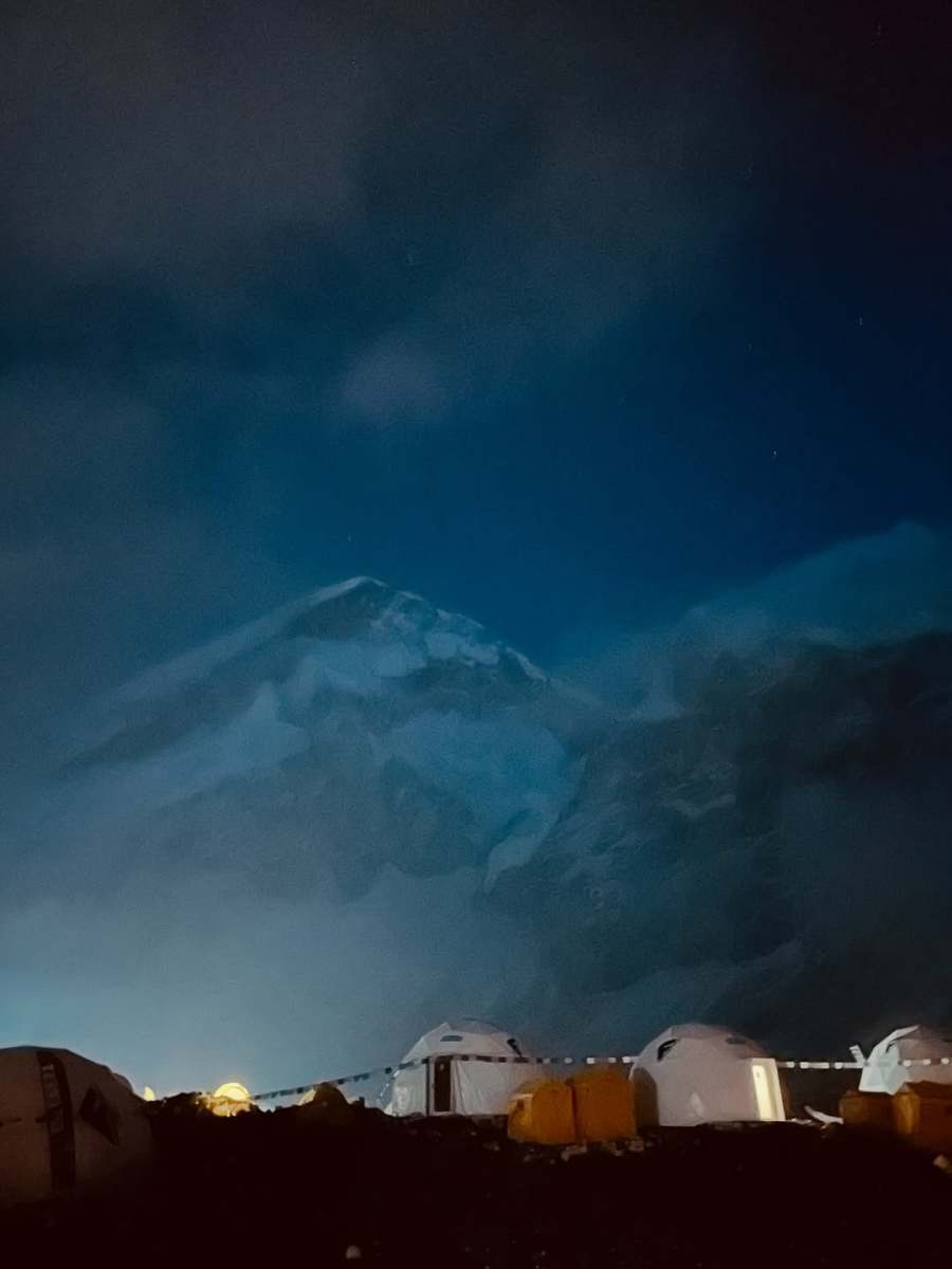 Tents at Base Camp. Credit: Kenton Cool