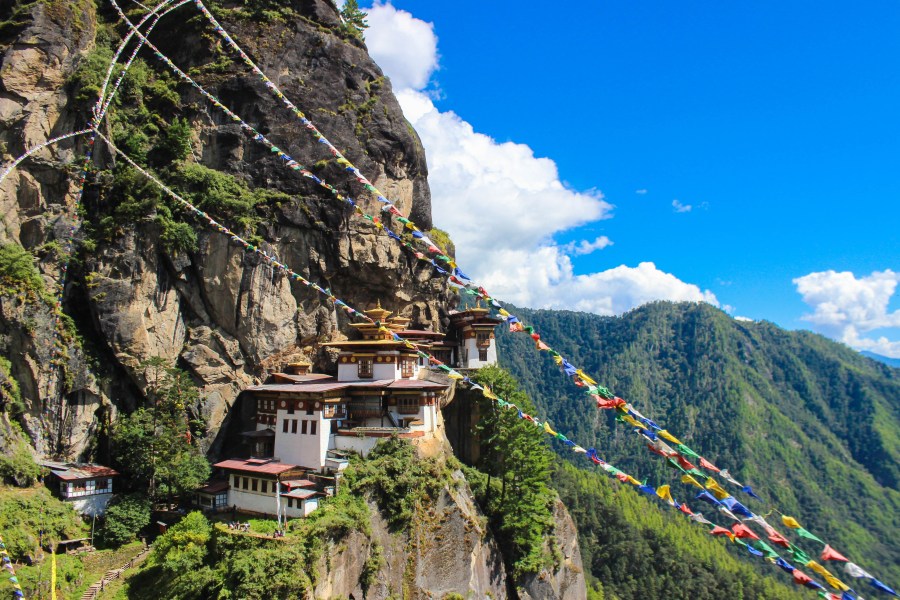Tiger’s Nest Monastery on the Trans Bhutan Trail. Credit: Arshiya Anjumo / Shutterstock