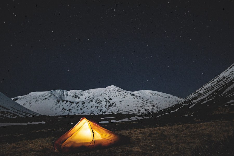 Wild camping in the UK - Scottish Highlands. Photo: Chris Townsend