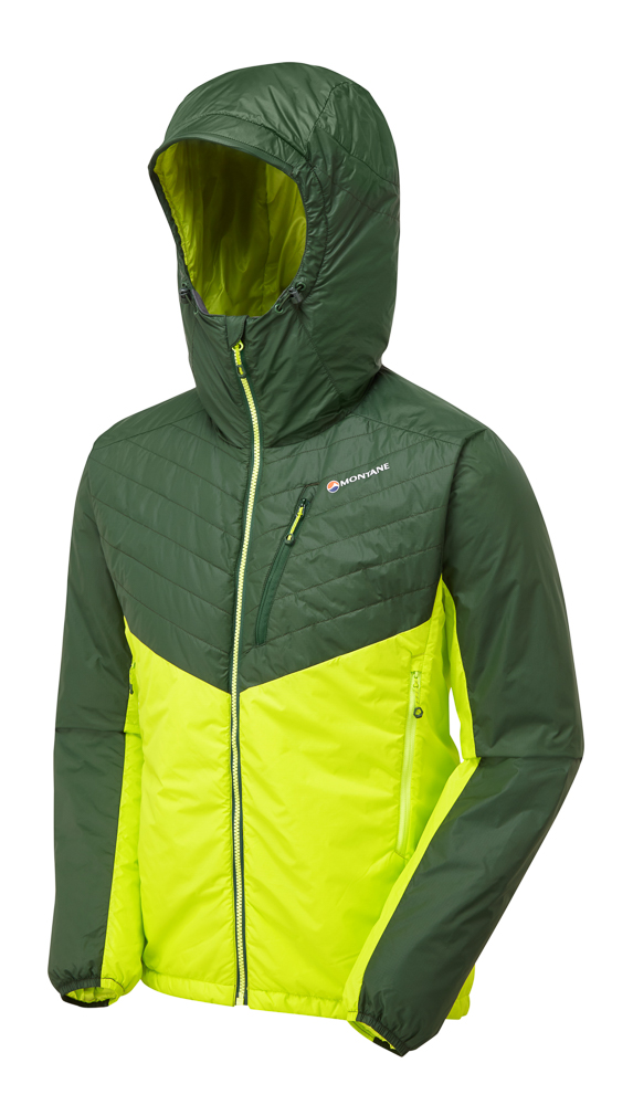 two tone green Montane Prism Jacket