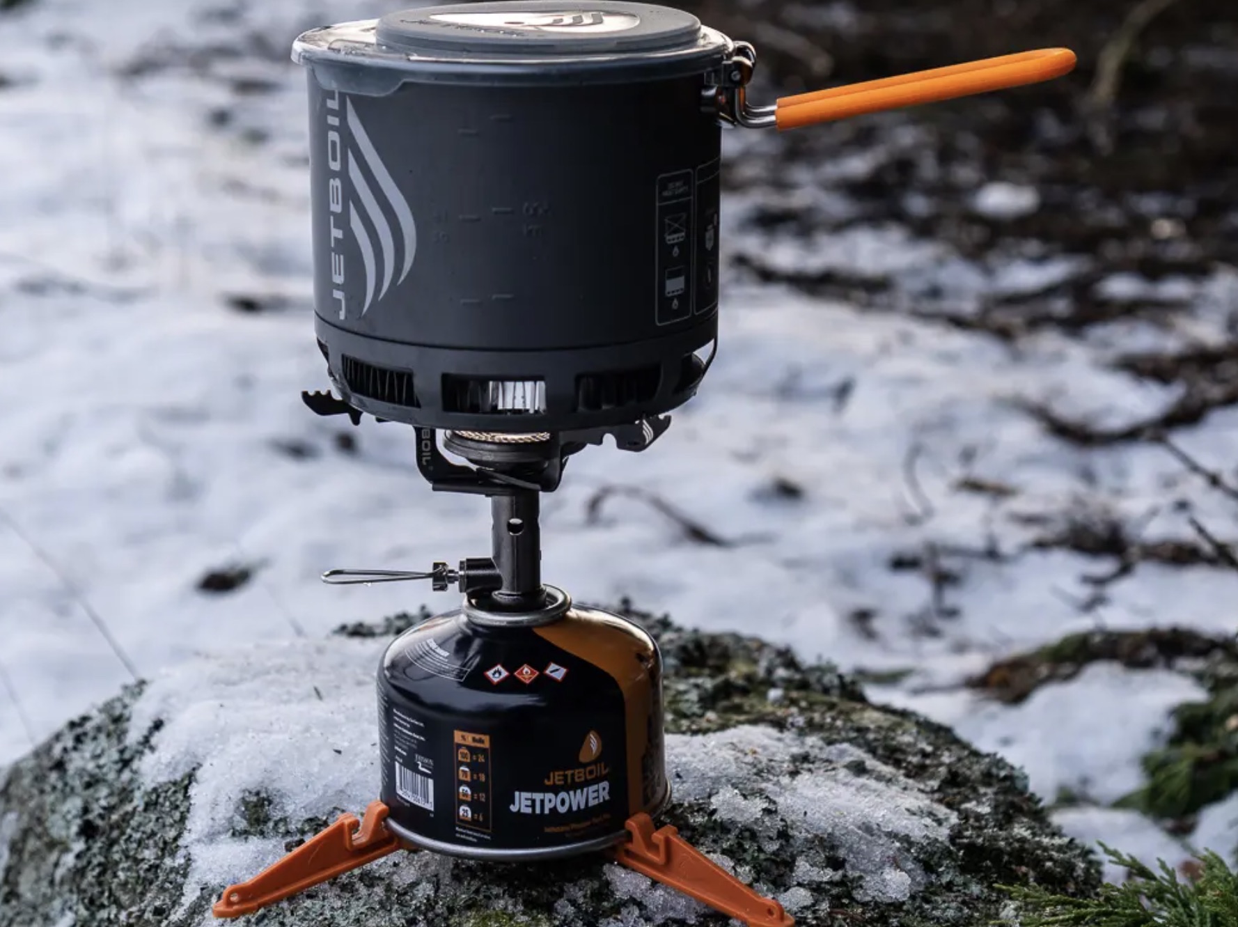 Jetboil Stash in use 