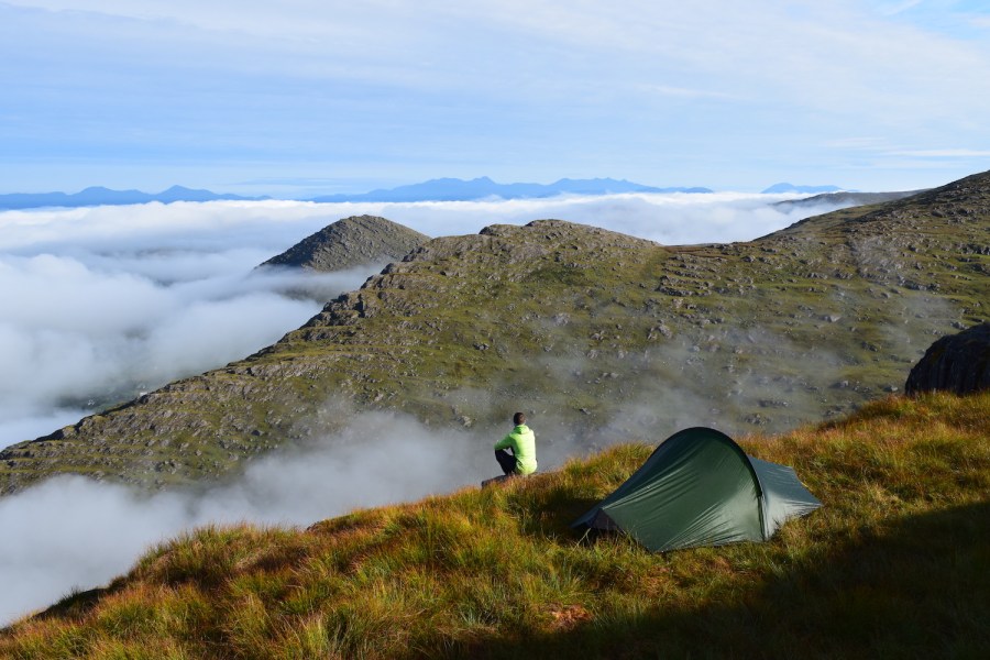 Waking up above the clouds in Ireland's Caha Mountains. Photo: James Forrest