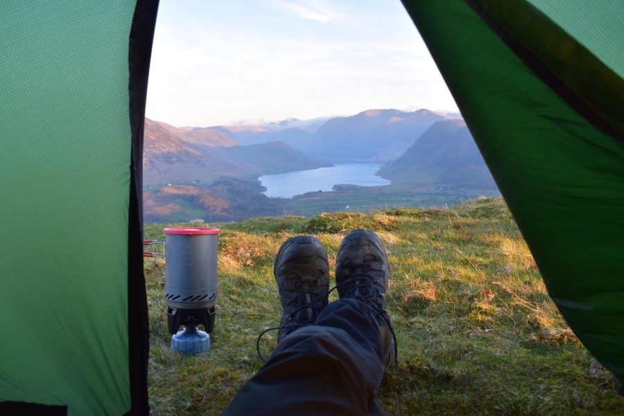 wild camping in the UK - lake district