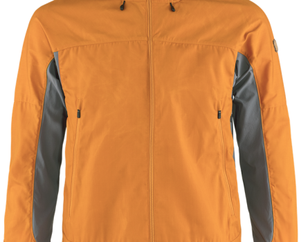 Fjallraven Abisko Lite Trekking Jacket, orange and grey