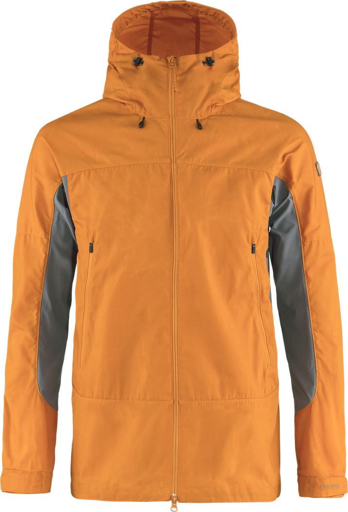 Fjallraven Abisko Lite Trekking Jacket, orange and grey